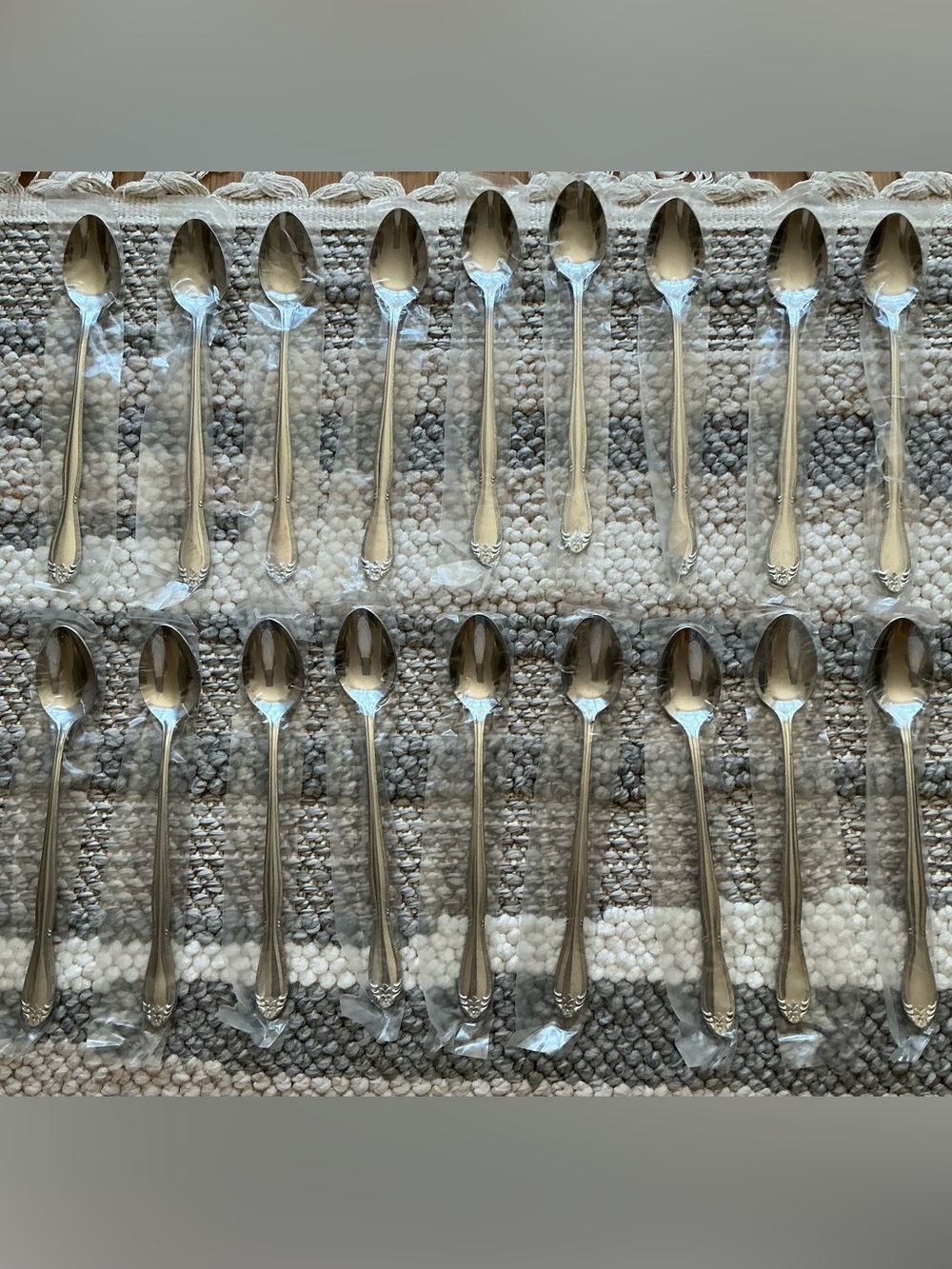 Stainless Steel Dessert Tea Spoons - Set of 18